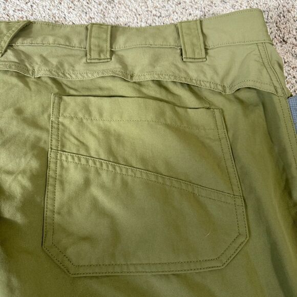 Duluth Trading Alaskan Hardgear Quickhatch Mens Outdoor Green Cargo Pants 48X30 - Picture 10 of 13